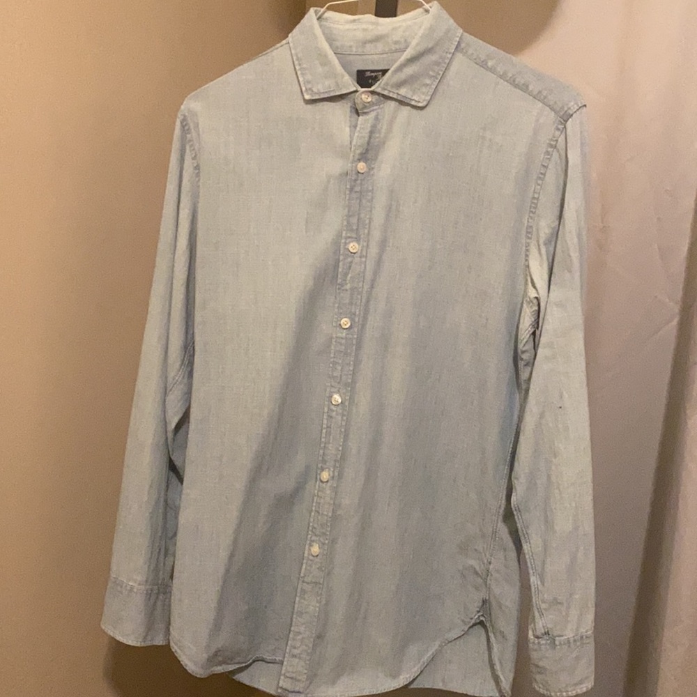 J.Crew - Light Chambray Button Down (Medium) - image 3